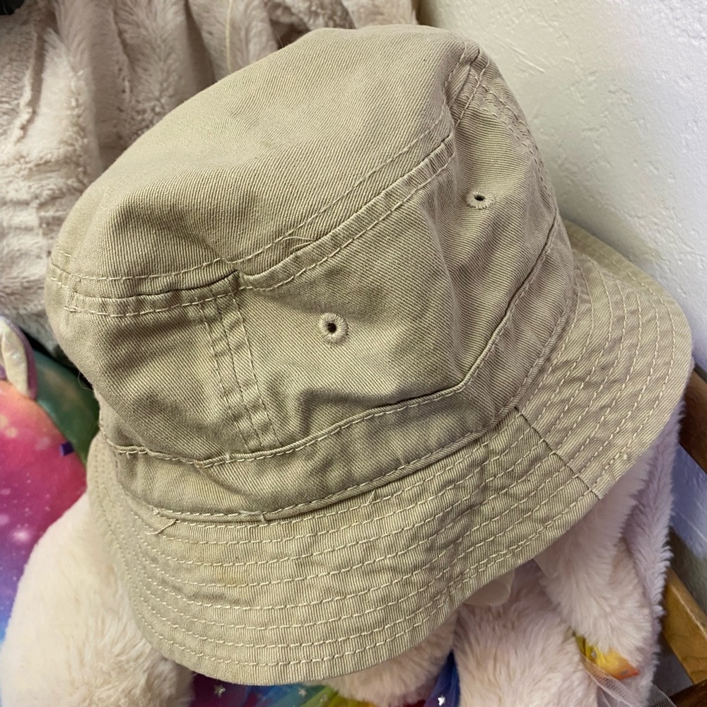 Harley-Davidson Unisex Khaki Classic Bucket Hat Embroidered Logo S/M 100% Cotton - Picture 5 of 16